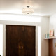 Shailene Three Light Semi Flush Mount (43675BK)