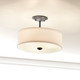 Shailene Three Light Semi Flush Mount (43692BK)