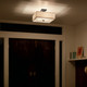 Shailene Three Light Semi Flush Mount (43693BK)