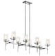 Kichler - 43696CH - Eight Light Linear Chandelier - Alton - Chrome