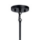 Erzo Eight Light Chandelier (43857BK)