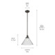 Avery One Light Pendant (43905OZ)