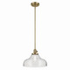 Kichler - 43906NBR - One Light Pendant - Avery - Natural Brass