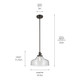 Avery One Light Pendant (43906OZ)