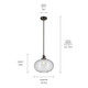 Avery One Light Pendant (43911OZ)