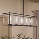 Crosby Five Light Linear Chandelier (43995BK)