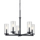 Crosby Five Light Chandelier (43999BK)