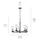 Crosby Five Light Chandelier (43999BK)