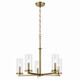 Kichler - 43999NBR - Five Light Chandelier - Crosby - Natural Brass