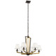 Kichler - 44022NBR - Six Light Chandelier - Dancar - Natural Brass