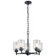 Kichler - 44030BK - Five Light Chandelier - Winslow - Black