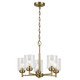 Kichler - 44030NBR - Five Light Chandelier - Winslow - Natural Brass