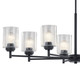 Winslow Eight Light Chandelier (44035BK)