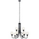 Kichler - 44378BKCS - Nine Light Chandelier - Valserrano - Black