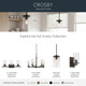 Crosby One Light Wall Sconce (45495OZCLR)
