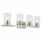 Kichler - 45498NICLR - Four Light Bath - Crosby - Brushed Nickel