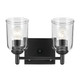 Shailene Two Light Bath (45573BKCLR)