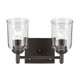Shailene Two Light Bath (45573OZCLR)