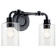 Kichler - 45665BK - Two Light Bath - Gunnison - Black