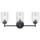Kichler - 45886BK - Three Light Bath - Winslow - Black