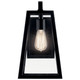 Delison One Light Outdoor Wall Mount (49331BK)