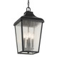 Forestdale Four Light Outdoor Pendant (49740BKT)