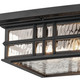 Beacon Square Two Light Outdoor Ceiling Mount (49834BKT)