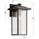 Capanna One Light Outdoor Wall Mount (49928OZ)