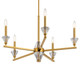 Calyssa Five Light Chandelier (52001FXG)