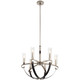Kichler - 52015CLP - Six Light Chandelier - Artem - Classic Pewter