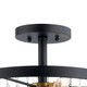 Alexia Three Light Semi Flush Mount (52049BKT)