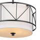 Birkleigh Three Light Pendant/Semi Flush (52074BK)