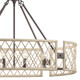 Oana Six Light Chandelier (52078WWW)