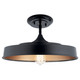 Kichler - 52098BK - One Light Semi Flush Mount - Elias - Black