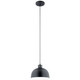 Kichler - 52152BK - One Light Pendant - Zailey - Black