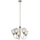 Kichler - 52269NI - Five Light Chandelier - Voclain - Brushed Nickel