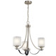 Kichler - 52275NI - Three Light Chandelier/Semi Flush Mount - Tula - Brushed Nickel