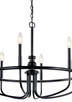 Capitol Hill Six Light Chandelier (52304BK)