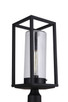 Craftmade - ZA4825-MN - One Light Post Mount - Neo - Midnight