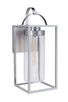 Craftmade - ZA4834-SA - One Light Outdoor Wall Mount - Neo - Satin Aluminum