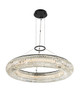 Allegri - 037156-052-FR001 - LED Pendant - Tamburo - Matte Black w Polished Chrome