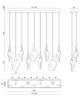 Jateo LED Linear Chandelier (50103-010)