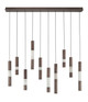 Eurofase - 50121-021 - LED Linear Chandelier - Ronda - Harlow Bronze