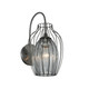 Kalco - 404820CM - One Light Wall Sconce - Emilia - Chemical Stainless Steel
