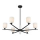 Collier Six Light Chandelier (1-1125-6-89)
