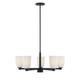 Savoy House - 1-1246-5-89 - Five Light Chandelier - Baldwin - Matte Black