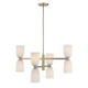 Savoy House - 1-1248-8-127 - Eight Light Chandelier - Baldwin - Noble Brass