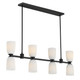 Baldwin Eight Light Linear Chandelier (1-1249-8-89)