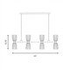 Baldwin Eight Light Linear Chandelier (1-1249-8-89)