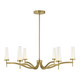 Savoy House - 1-1464-6-322 - LED Chandelier - Butler - Warm Brass